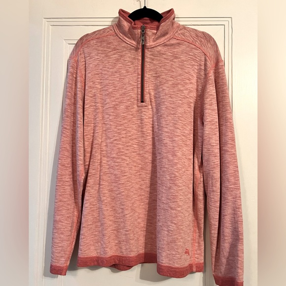 Tommy Bahama Other - ~Tommy Bahama Tangerine Reversible 1/2 Zip Sz. L *EUC* MSRP: $129+tax retail